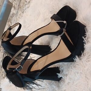 ANTONIO MELANI Black Platform Heels